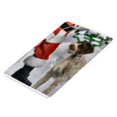 Deutsches Drahthaar Pointer mit Weihnachten Magnet (Linke Seite)