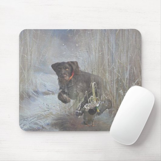 Deutsches Drahthaar Pointer Mousepad (Mit Mouse)