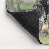 Deutsches Drahthaar Pointer Mousepad (Ecke)