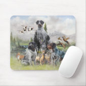 Deutsches Drahthaar Pointer Mousepad (Mit Mouse)
