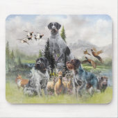 Deutsches Drahthaar Pointer Mousepad (Vorne)