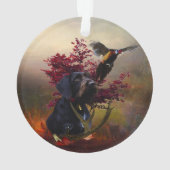 Deutsches Drahthaar Pointer Ornament (Rückseite)