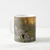 Deutsches Drahthaar Pointer Paperweight Kaffeetasse (Vorderseite Links)