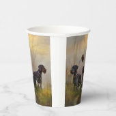 Deutsches Drahthaar Pointer Pappbecher (Rechts)