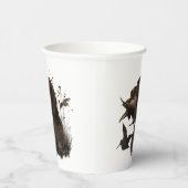 Deutsches Drahthaar Pointer Pappbecher (Rechts)