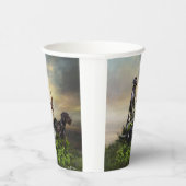 Deutsches Drahthaar Pointer Pappbecher (Rechts)