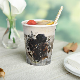 Deutsches Drahthaar Pointer Pappbecher