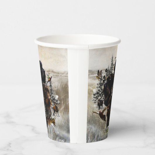 Deutsches Drahthaar Pointer Pappbecher (Rechts)