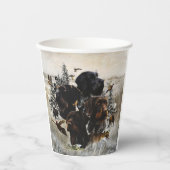 Deutsches Drahthaar Pointer Pappbecher (Vorderseite)