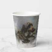 Deutsches Drahthaar Pointer Pappbecher (Rückseite)