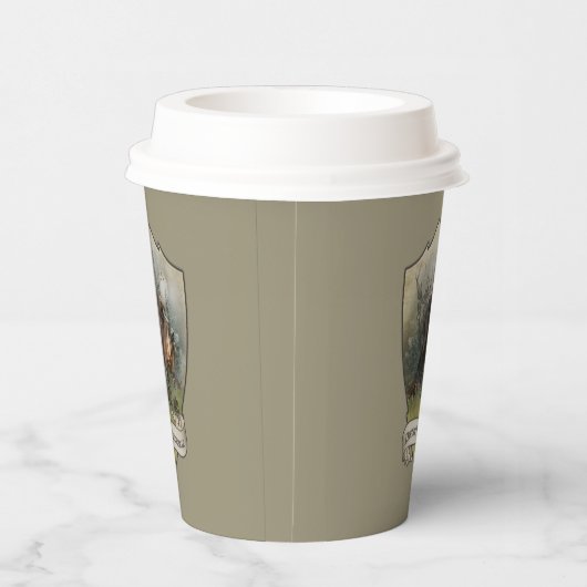 Deutsches Drahthaar Pointer Pappbecher (Rechts)