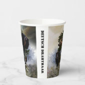 Deutsches Drahthaar Pointer Pappbecher (Links)