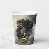 Deutsches Drahthaar Pointer Pappbecher (Vorderseite)