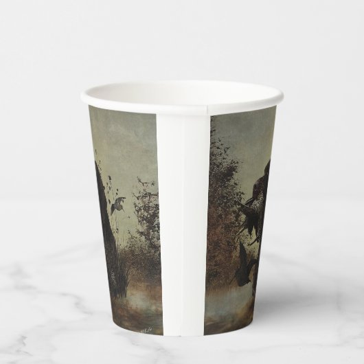 Deutsches Drahthaar Pointer Pappbecher (Rechts)