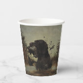 Deutsches Drahthaar Pointer Pappbecher (Vorderseite)