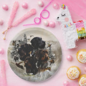 Deutsches Drahthaar Pointer Pappteller (Party)