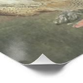 Deutsches Drahthaar Pointer Poster (Ecke)