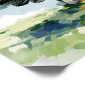 Deutsches Drahthaar Pointer Poster (Ecke)