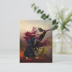 Deutsches Drahthaar Pointer Postkarte