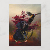 Deutsches Drahthaar Pointer Postkarte (Vorderseite)