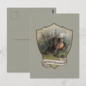 Deutsches Drahthaar Pointer Postkarte (Vorne/Hinten)