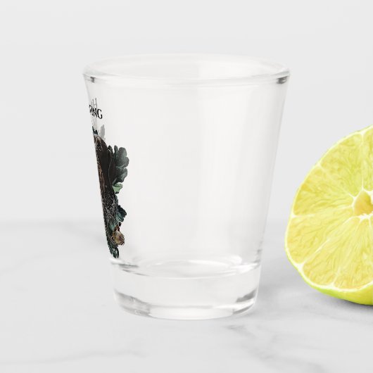 Deutsches Drahthaar Pointer Schnapsglas (Rechts)