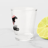 Deutsches Drahthaar Pointer Schnapsglas (Rechts)