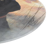 Deutsches Drahthaar Pointer Schneidebrett (Ecke)