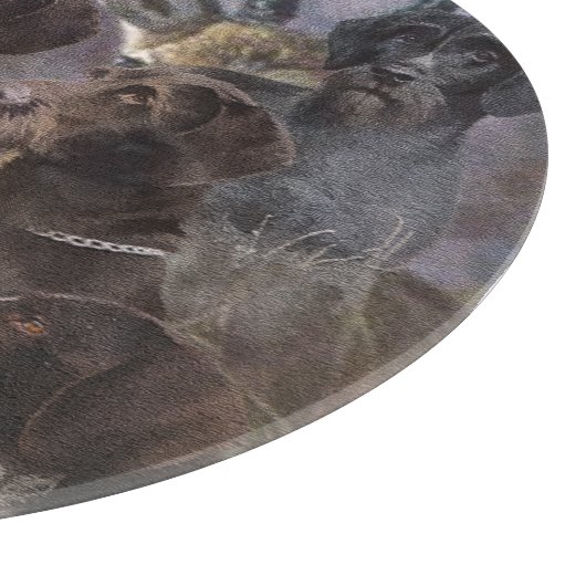 Deutsches Drahthaar Pointer Schneidebrett (Ecke)