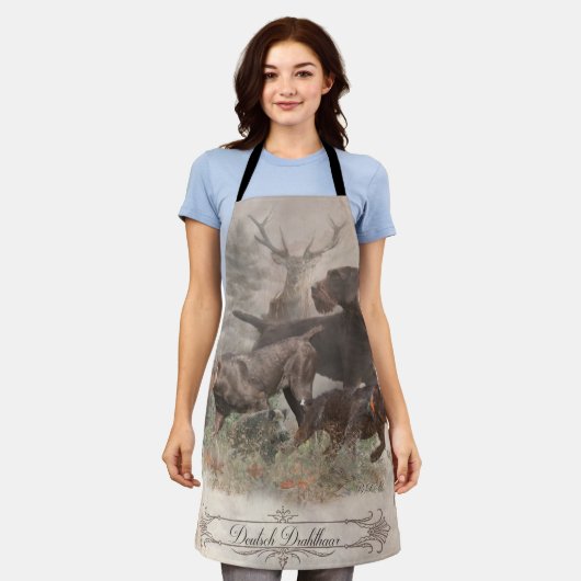Deutsches Drahthaar Pointer Schürze (Getragen)