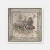 Deutsches Drahthaar Pointer Serviette (Vorderseite)