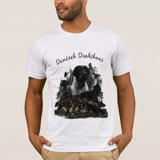 Deutsches Drahthaar Pointer T - Shirt (Vorderseite)