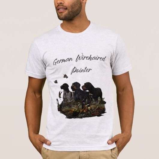 Deutsches Drahthaar Pointer T - Shirt (Vorderseite)