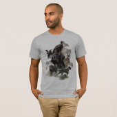 Deutsches Drahthaar Pointer T-Shirt (Vorne ganz)