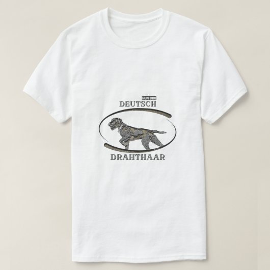 Deutsches Drahthaar Pointer T-Shirt (Design vorne)