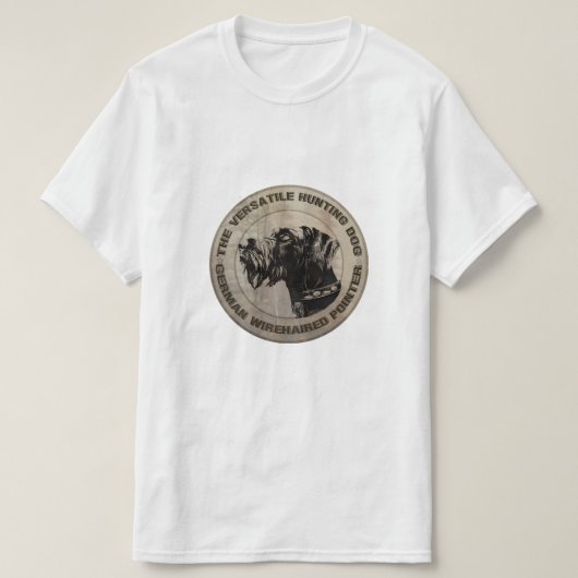Deutsches Drahthaar Pointer T - Shirt (Design vorne)