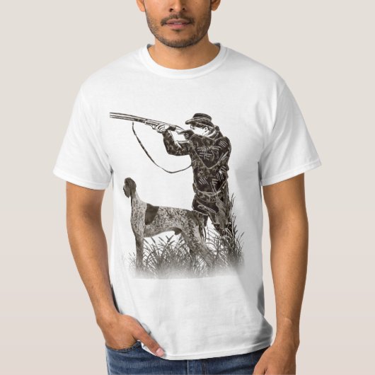 Deutsches Drahthaar Pointer T - Shirt (Vorderseite)