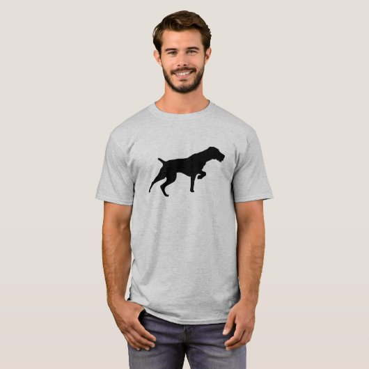 Deutsches Drahthaar Pointer T-Shirt (Vorne ganz)