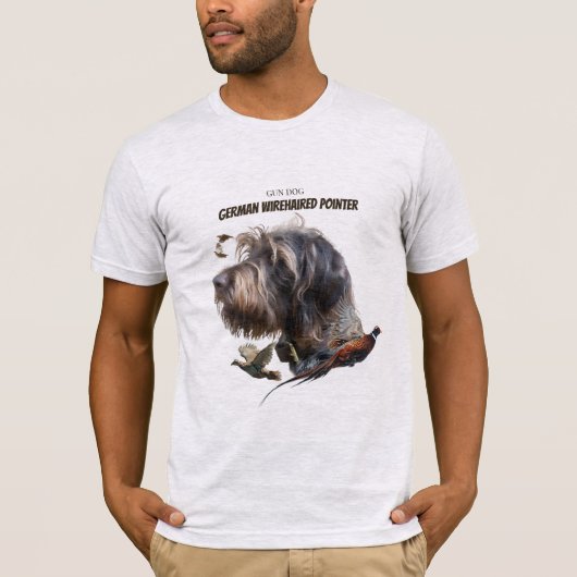 Deutsches Drahthaar Pointer T-Shirt (Vorderseite)