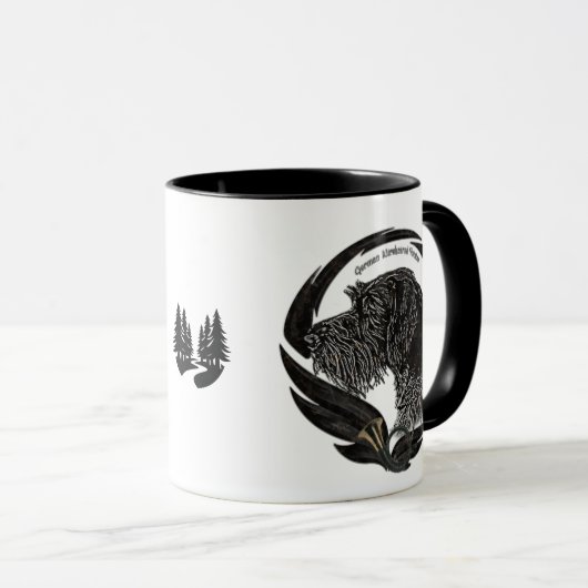Deutsches Drahthaar Pointer Tasse (VorderseiteRechts)