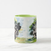 Deutsches Drahthaar Pointer Tasse (Zentrum)