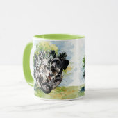 Deutsches Drahthaar Pointer Tasse (Vorderseite Links)