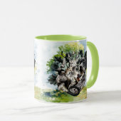 Deutsches Drahthaar Pointer Tasse (VorderseiteRechts)