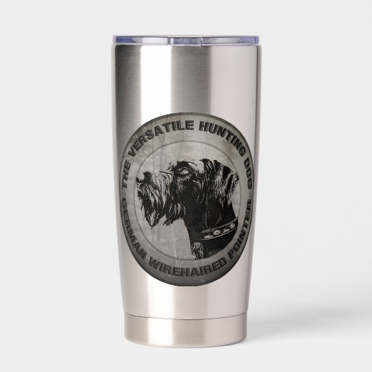 Deutsches Drahthaar Pointer Thermobecher (Rückseite)