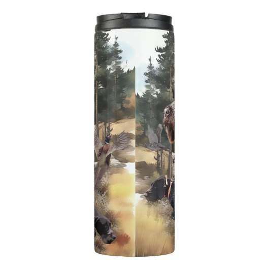 Deutsches Drahthaar Pointer Thermosbecher (Rückseite)