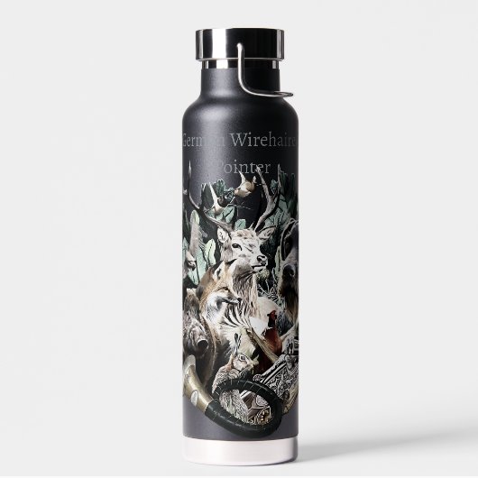 Deutsches Drahthaar Pointer Trinkflasche (Links)