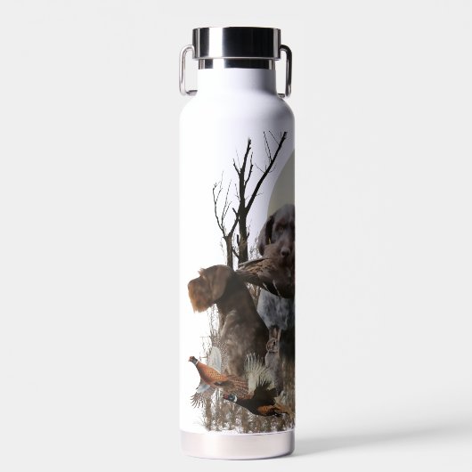 Deutsches Drahthaar Pointer Trinkflasche (Vorne)