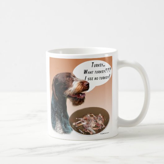 Deutsches Drahthaar Pointer Türkei Kaffeetasse (Rechts)
