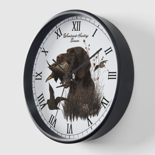 Deutsches Drahthaar Pointer Uhr (Winkel)