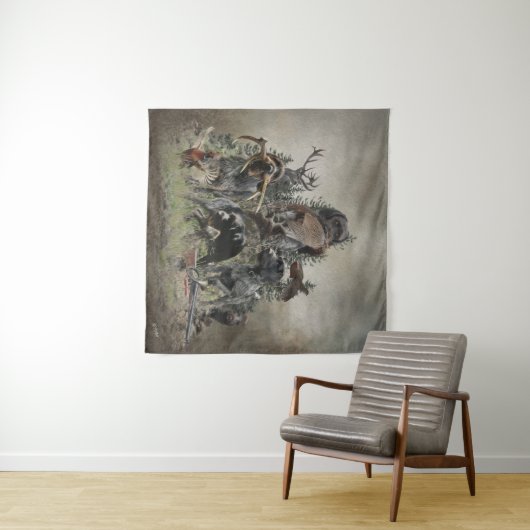 Deutsches Drahthaar Pointer Wandteppich (Beispiel (Horizontal))